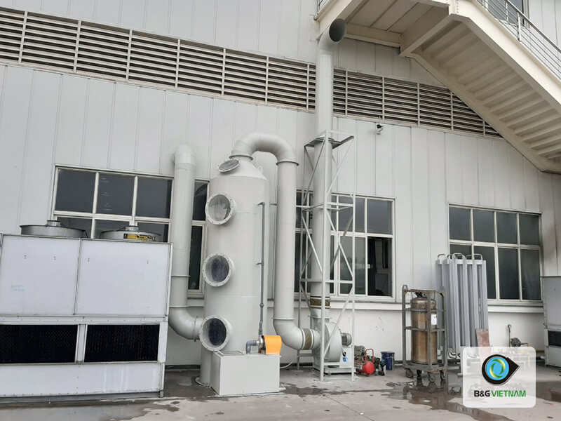 Hệ thống xử lý mùi cho công ty BEDRA Việt Nam